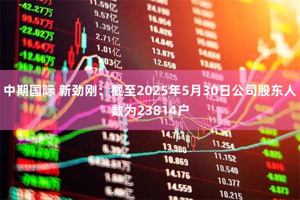 中期国际 新劲刚：截至2025年5月30日公司股东人数为23814户