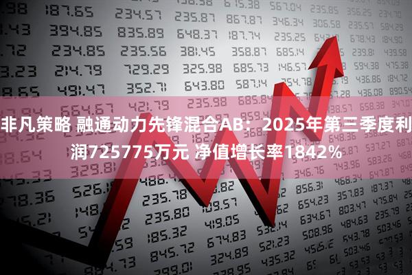 非凡策略 融通动力先锋混合AB：2025年第三季度利润725775万元 净值增长率1842%